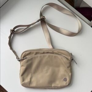 Lululemon Beige Crossbody Bag